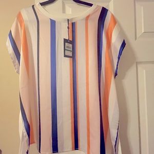 DKNY silk top